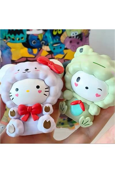 Happystore نموذج دمية فستان أنيمي فوكس و ميلودي بيجي كورومي من سانريو مكون من 6 قطع - ديكور