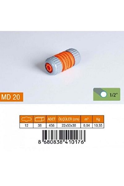 Medalyan 1/2" Lux Hose Attachment Plastic Md20