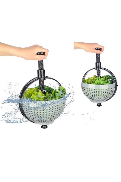 Marsilyan Quick Salad Spinner - Rotating Spinner Giant Size Ieg-U87I5869