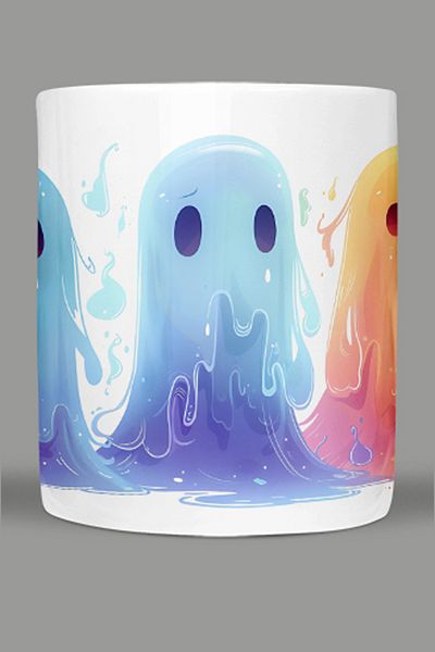 Fizello Cute Ghots - Cute Ghots Themed Mug