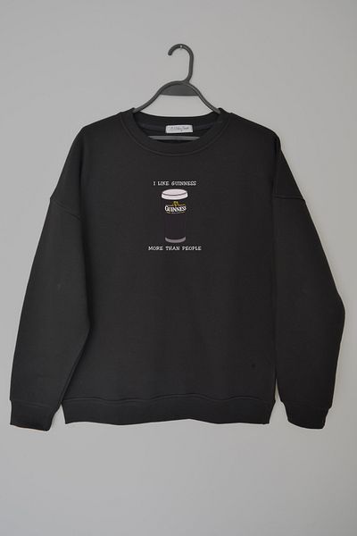 EldenStitch Guinn Embroidered Unisex Oversize Sweatshirt