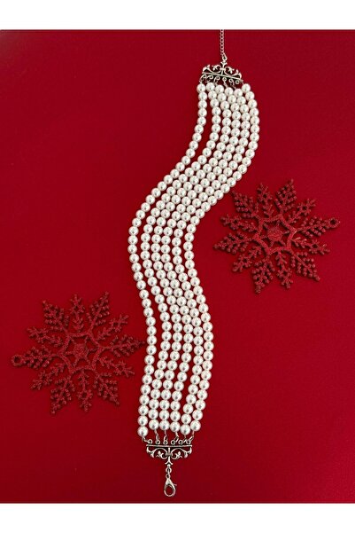 Luparadis NS-Vintage Tasarım Çoklu İnci Choker Kolye