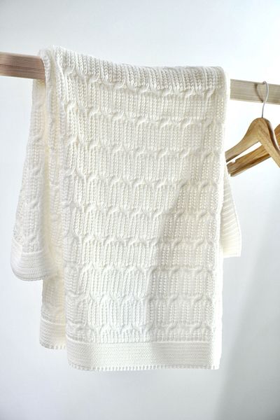 Bursa Trikomer Knitted Special Boxed Baby Blanket with Knitwear Pattern