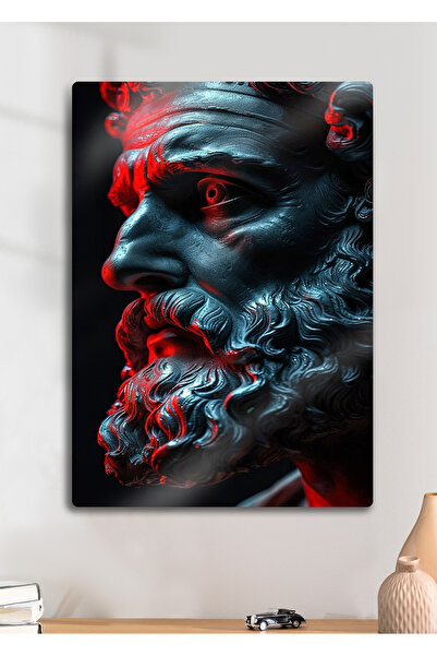 DekorHane Statuia greacă a zeului mitologic - Pictură de perete cu imprimare ...