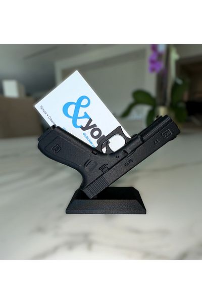 HobiHub Държач за визитки, проектиран за Glock 17
