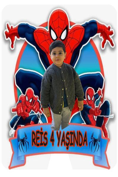 Butik spiderman pano isme özel resimli örümcek adam pano 50x70cm