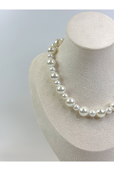 Zey Jewellery İrili Ufaklı İnci Kolye