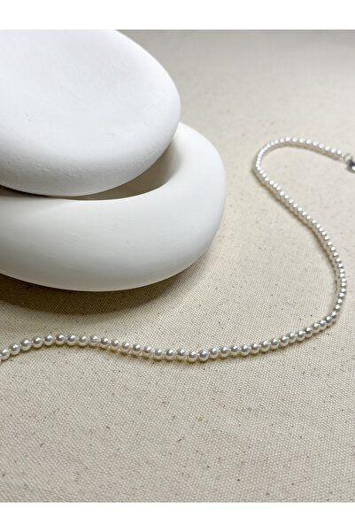 Zey Jewellery Tiny İnci Kolye - 4mm İnci Kolye