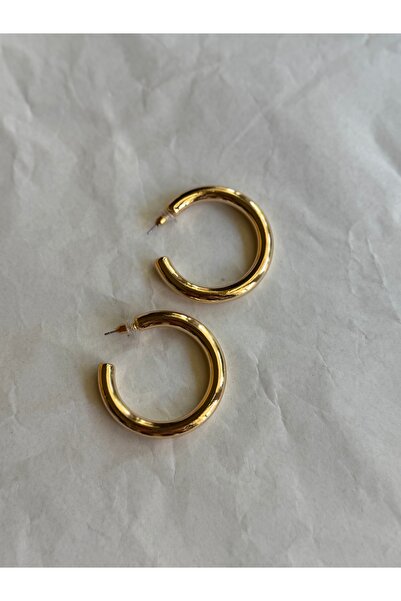 shop Brand Gold Hoop Earrings 5 cm