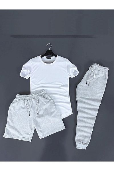 Ferhatlı 3 Piece Unisex T-Shirt/Shorts/Sweatpants Set