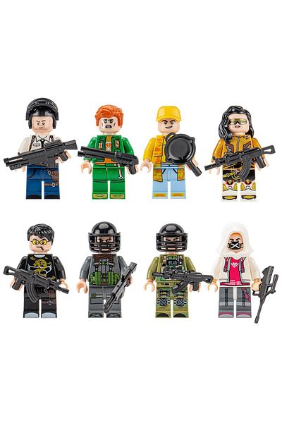 marimari 8Pcs Building Blocks Compatible Legoo Figures