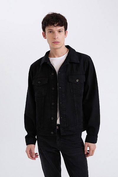DeFacto Jeansjacke mit normaler Passform E4990AX25SP