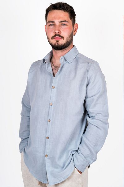 Botex Lightweight and Breathable 100% Cotton Muslin Shirt