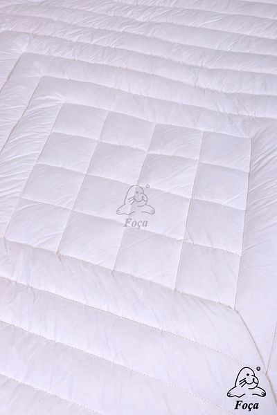 Foçatex 100% Natural Cotton White Colored Single Cotton Quilt 155 X 215 Size 2800 Grams