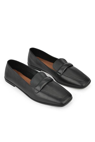 Ziya Pantofi de damă negri din piele naturală - 1511044 Z202