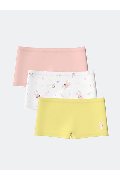 LC Waikiki Set of 3 Printed Boxers for Girls - S58842Z4
