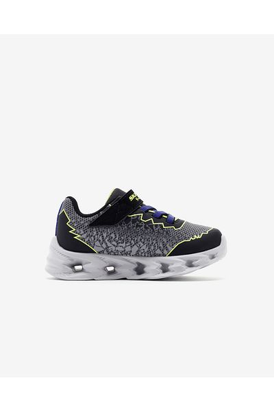 SKECHERS Zorento Vortex 2.0 - Boy's Black Lighted Sneakers 400603 N Bkyl