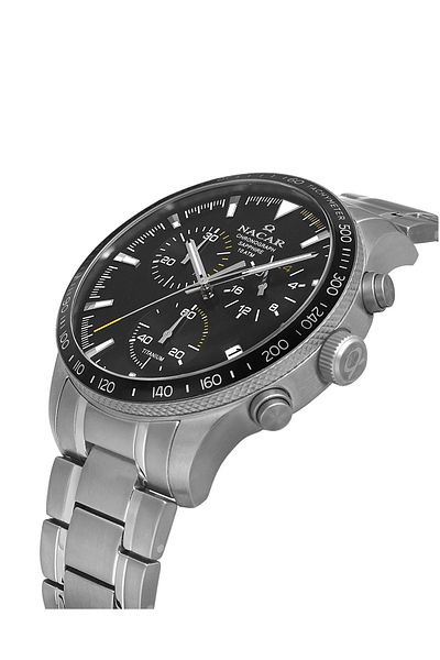 Nacar Nc34-25B019-Tbsm Titanium Chronograph Men's Watch