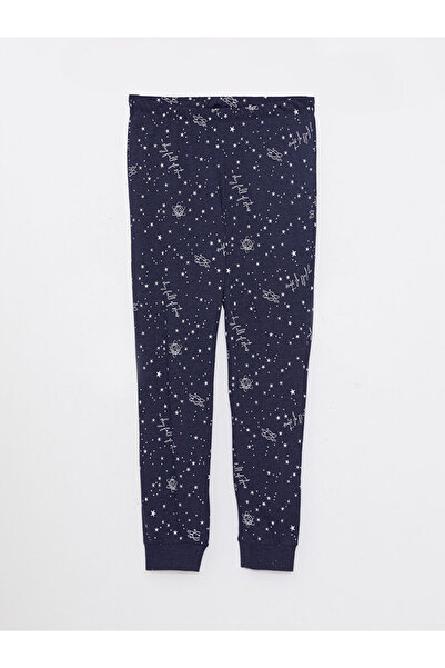 LC Waikiki Bağlamalı Yaka Desenli Kadın Pijama