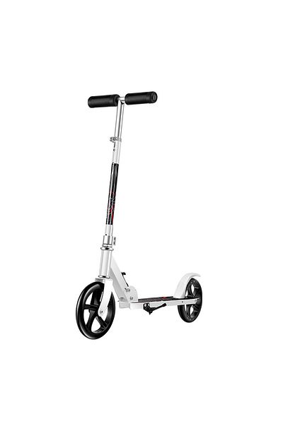 Arabest 10x78x102cm Foldable Kick Scooter For Ages 6 , Max Load 240 Lbs, 3 Adjustable Levels