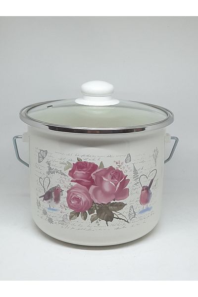 Avşar Enamel House 20 cm 4 Liter Enamel Copper