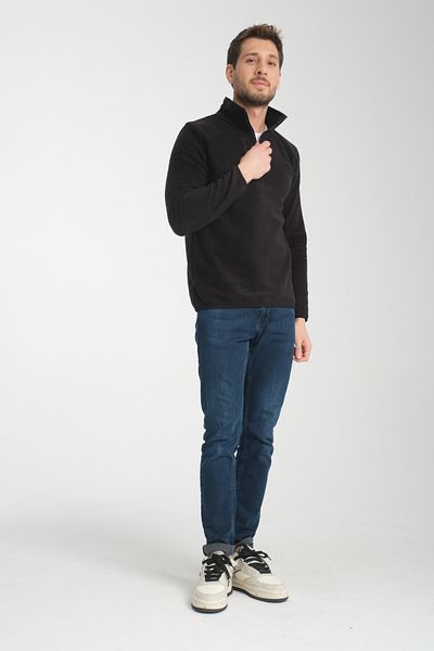 KAPHONE Men's Half Zipper Fleece Sweatshirt