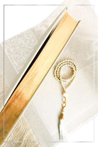 Trend Maison Gift Quran Set - Dowry Prayer Rug, Hayrat Quran and Rosary