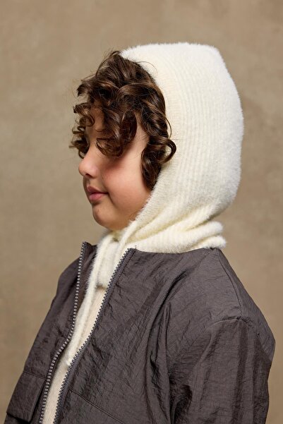 Fahhar Kids Екрю м'яка балаклава Bere