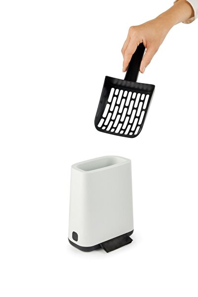 Rotho Biala Kedi Kumu Küreği ve Tutacağı - Şık ve Fonksiyonel Temizlik Seti