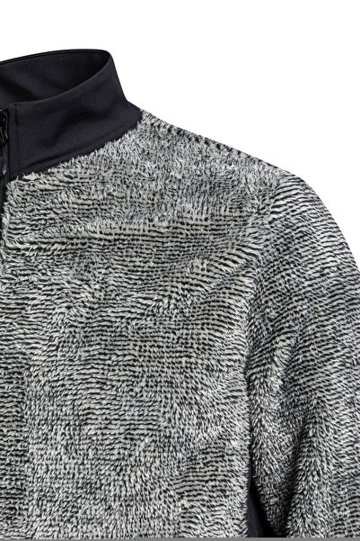 2AS San Diago Erkek Tam Fermuarlı Çizgili Polar Kemik