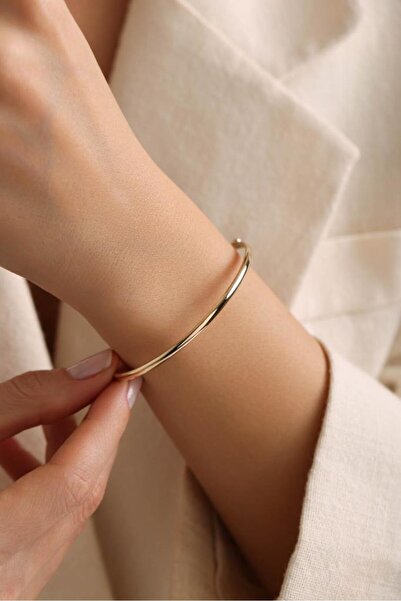 Tufanlar Kuyumculuk 14 Ayar Düz Ajda Kelepçe