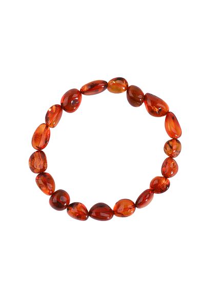 Zeynep Büyükbay Red Healing Amber Bracelet