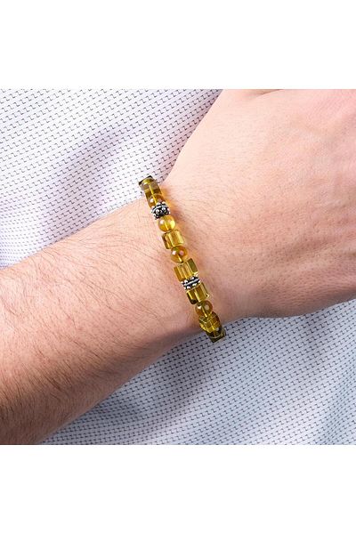 TESBİHCİBABA Sea Breeze Dominican Drop Amber Bracelet