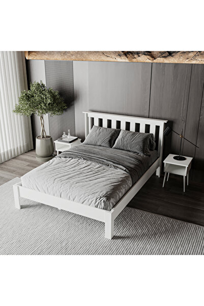RENAZZO Shark New Mdf Karyola | Tek Ve Çift Kişilik Yatak Uyumlu, Kolay Kurulum