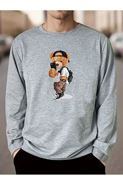 Lider Leather سويت شيرت مطبوع برقبة دائرية - أنيق ومريح للاستخدام اليومي