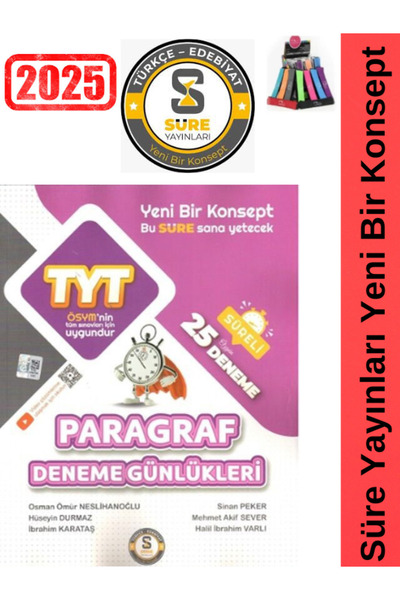 Bilgi Sarmal Yayınları Süre Yayınları 2025 TytAyt Paragraf Süreli 25 Adet Bra...