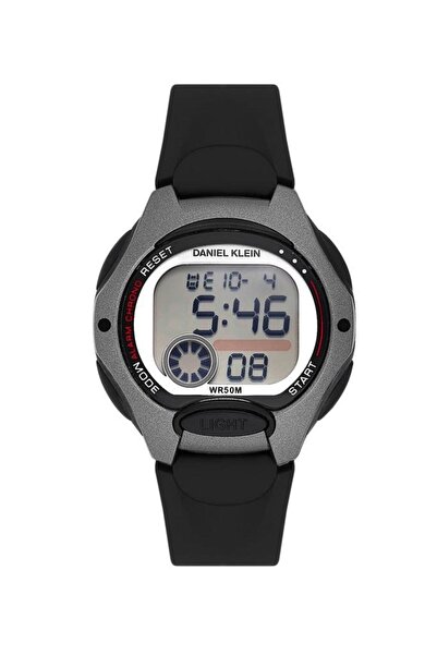 Daniel Klein Dk.2129-2 Siyah Silikon Kordon Dijital Çocuk Kol Saati