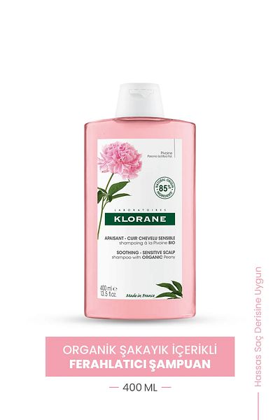Klorane Organic Peony Refreshing Shampoo 400 ml
