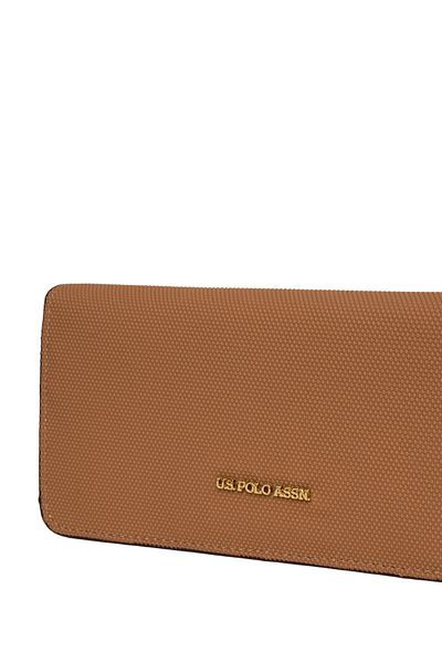 U.S. Polo Assn. Geantă portofoliu Latte pentru femei Usc24811