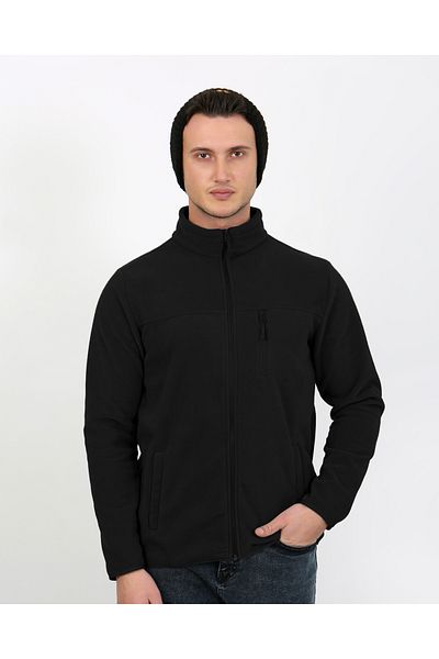 UOMOPARK 6019 Regular Fit Soft Textured Winter Micro Fleece Cardigan