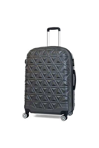 Reymond Luggage Piramit Desen ABS Seyahat Valizi, Canyon Serisi,  Antrasit - ...