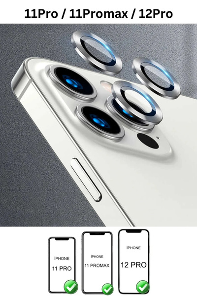 favorscase Iphone 11 Pro / 11 Pro Max / 12 Pro Uyumlu Kamera Koruma Renkli Le...