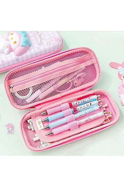 Petityu Sanrio My Melody ροζ χαριτωμένο παιχνίδι απλικέ μολυβοθήκη