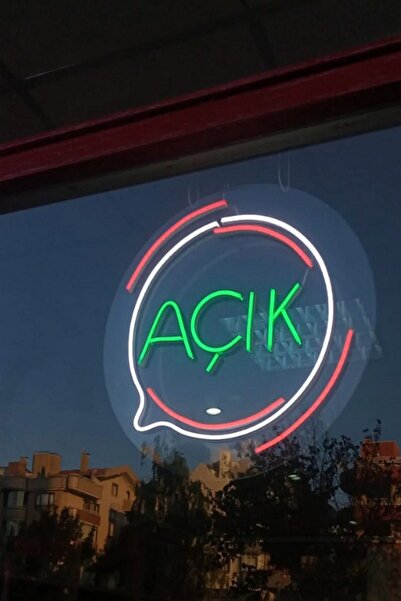 Extremmotif Açık Neon Led Dekoratif Duvar Yazısı Tabelası Aydınlatması Gece L...