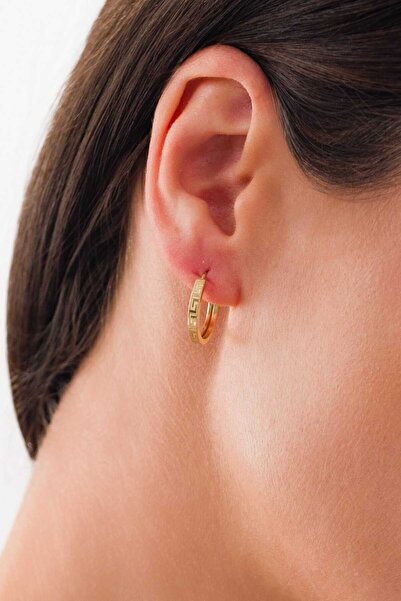 Zeynepli gold & jewelry 14 Ayar Altın M VRSCE Küpe
