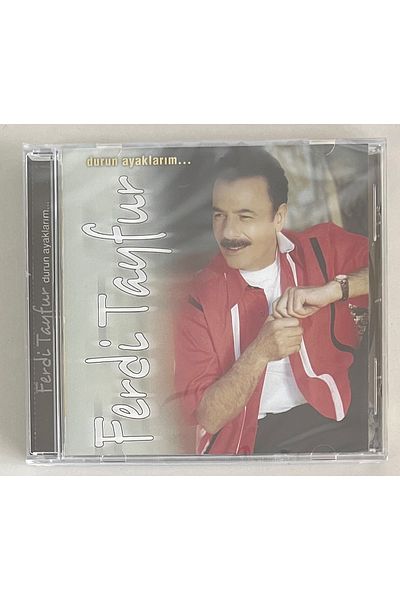 Plakevi İzmir Ferdi Tayfur Durun Ayaklarım Cd (ZERO ORIGINAL CD IN JELATIN) Not Vinyl !