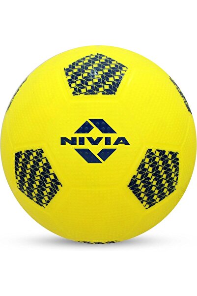 Nivia لعبة كرة القدم المنزلية - أصفر/أزرق | 4045YB