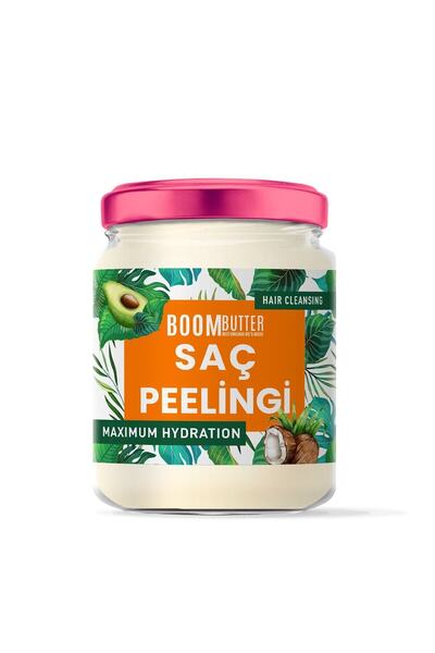 BOOM BUTTER Saç Kökü Güçlendirici Peelingi 190 ml