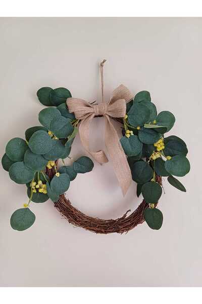 Home Okaliptüs çelenk kapı süsü