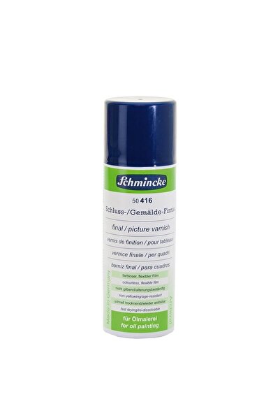 Schmincke Final Picture Dammar Varnish Parlak Yağlı Boya Dammar Final Sprey Vernik 300 ML